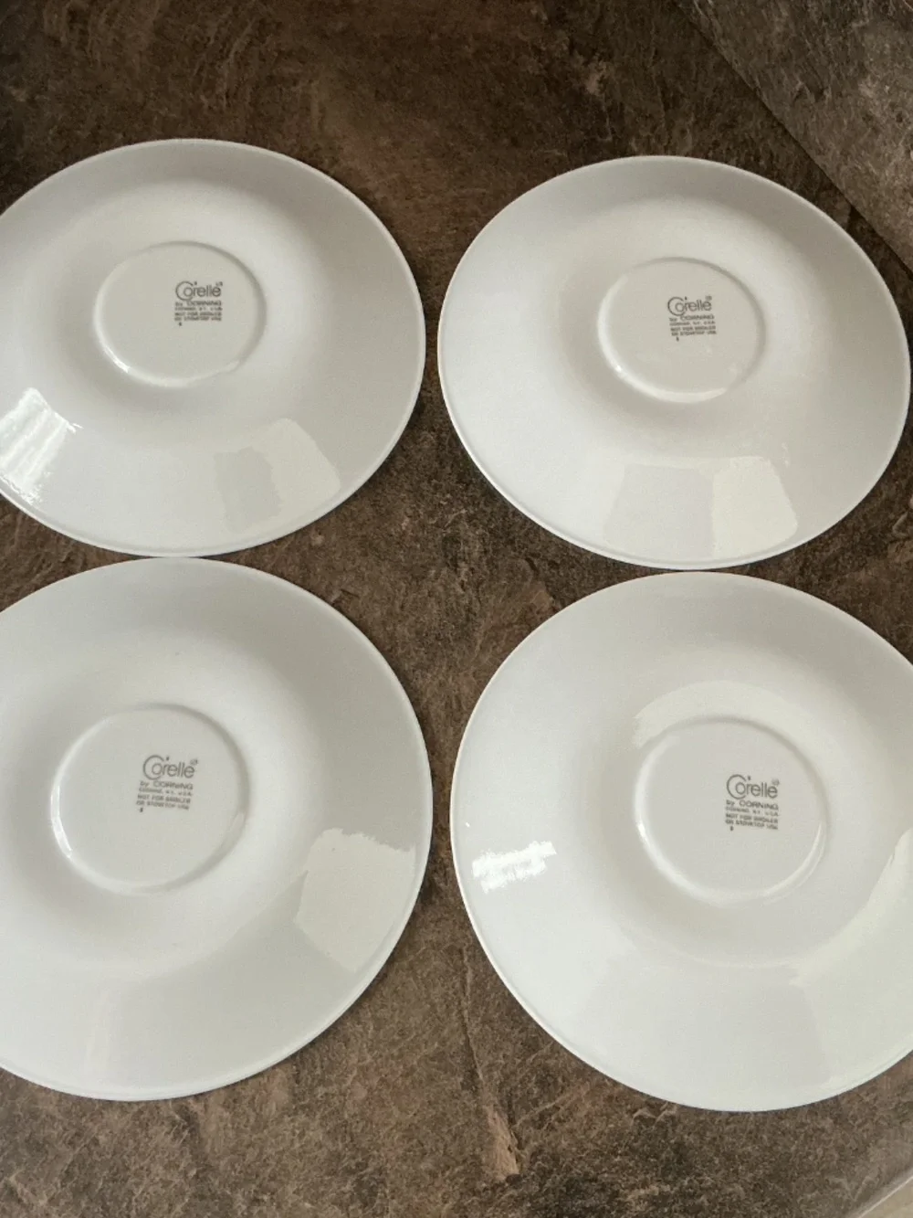 Lot of Vintage Corelle Butterfly Gold Cups and Saucers
